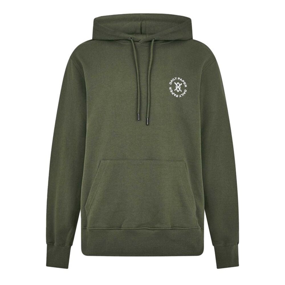 Daily Paper Mens Shield Logo Circle Hoodie / Clover Green
